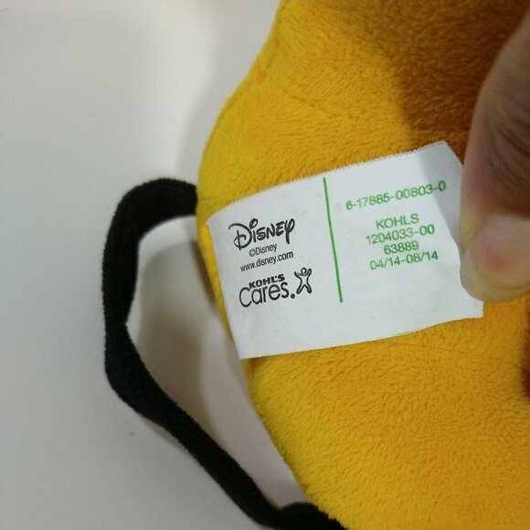 Disney Kohls Cares Pluto Plush Stuffed Animals For All Ages Floppy Head 14 in - Picture 5 of 6